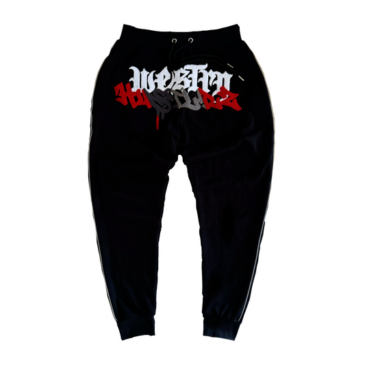 3m Black/Red/Grey Trackpants