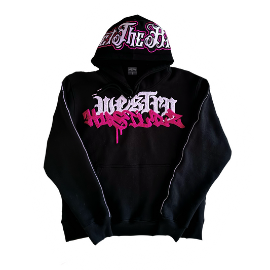 3m Black/Pink Hoodie